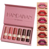 Luxurious Matte Lipstick Set of 6, Natural & Easy-to-Apply Lip Colors